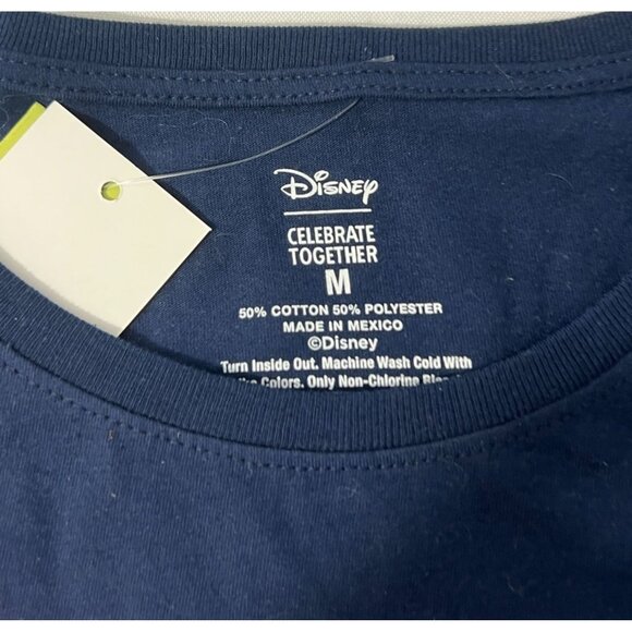 Disney Celebrate Together Womens Navy Sunshine & Good Vibes Tie-Dye Print Mickey - Picture 4 of 7